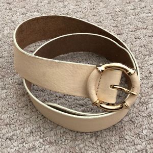 J. Crew Off White Belt